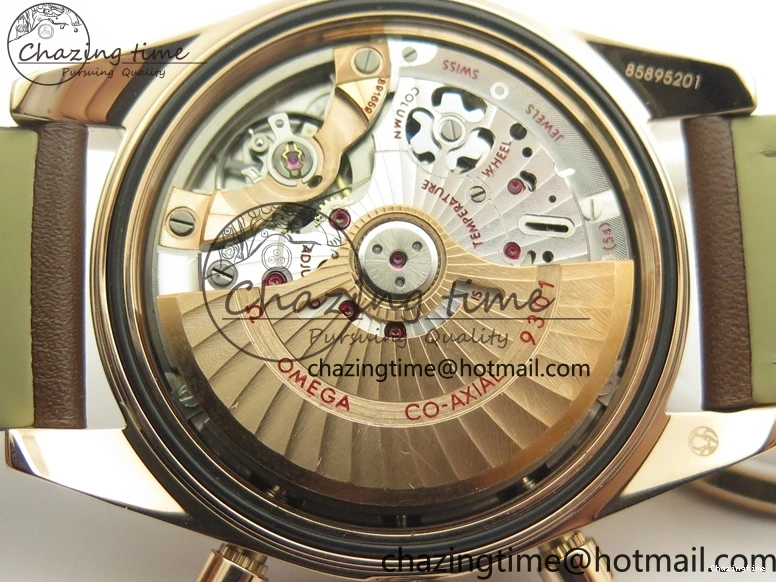 0126 AllSeason Speedmaster ’57 Co-Axial RG OMF 1:1 Best Edition White Dial On Leather Strap A9300 (Free Leather Strap) 8063